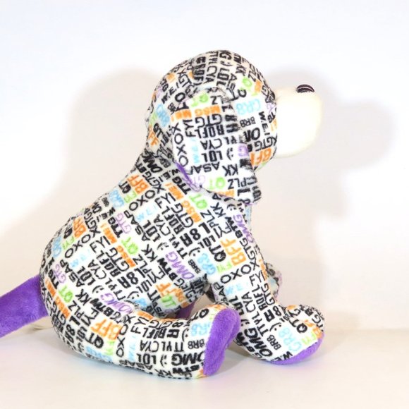 Webkinz Texting Puppy Ganz Purple Plush Stuffed Dog Animal Toy NO TAG /CODE - Picture 2 of 9